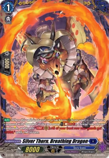 Silver Thorn, Breathing Dragon (FR) (D-BT08/FR08EN), D-BT08: Minerva Rising — Vanguard card price