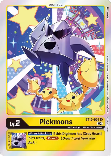 Pickmons (Official Tournament Pack Vol.8) (BT10-003 U), Xros Encounter — Digimon card price
