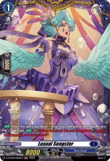 Luxual Songster (FR) (D-BT08/FR09EN), D-BT08: Minerva Rising — Vanguard card price