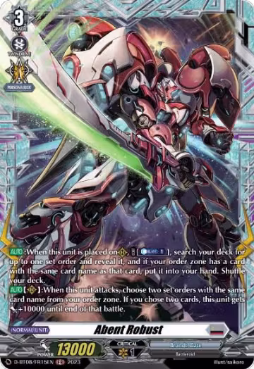 Abent Robust (FR) (D-BT08/FR15EN), D-BT08: Minerva Rising — Vanguard card price
