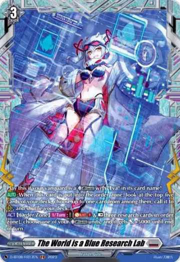 The World is a Blue Research Lab (FR) (D-BT08/FR17EN), D-BT08: Minerva Rising — Vanguard card price