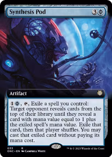 Synthesis Pod (Extended Art) (33), Commander: Phyrexia: All Will Be One — Magic card price