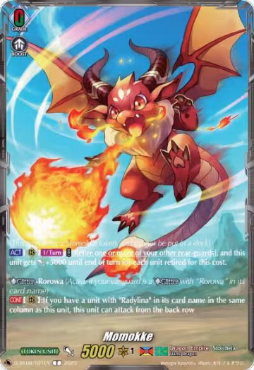Momokke Token (D-BT08/T01EN), D-BT08: Minerva Rising — Vanguard card price