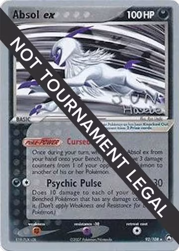 Absol ex - 2007 (Jun Hasebe) (92/108), World Championship Decks — Pokémon card price