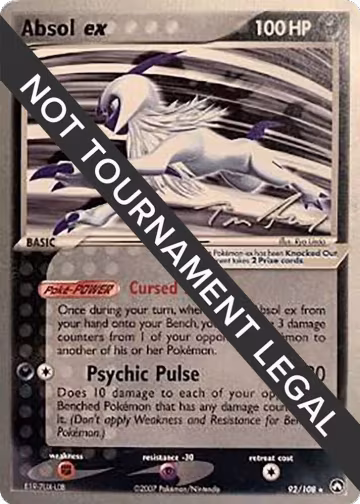 Absol ex - 2007 (Tom Roos) (92/108), World Championship Decks — Pokémon card price