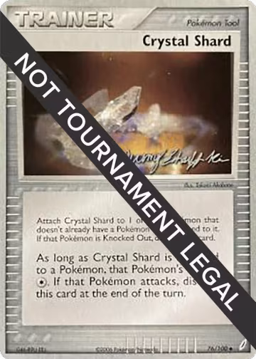 Crystal Shard - 2007 (Jeremy Scharff-Kim) (76/100), World Championship Decks — Pokémon card price