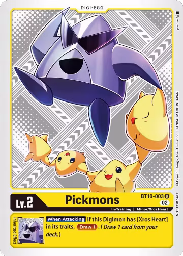 Pickmons (Winner Pack Dimensional Phase) (BT10-003 U), Xros Encounter — Digimon card price