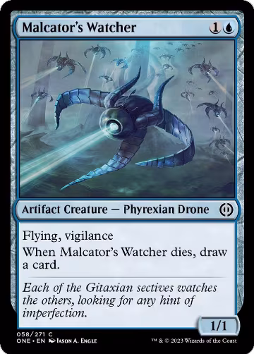 Malcator's Watcher (58), Phyrexia: All Will Be One — Magic card price