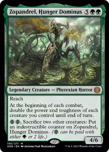 Zopandrel, Hunger Dominus (195), Phyrexia: All Will Be One — Magic card price