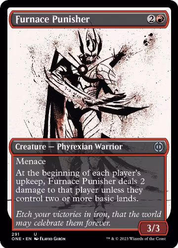 Furnace Punisher (Showcase) (291), Phyrexia: All Will Be One — Magic card price