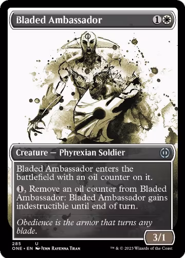Bladed Ambassador (Showcase) (285), Phyrexia: All Will Be One — Magic card price