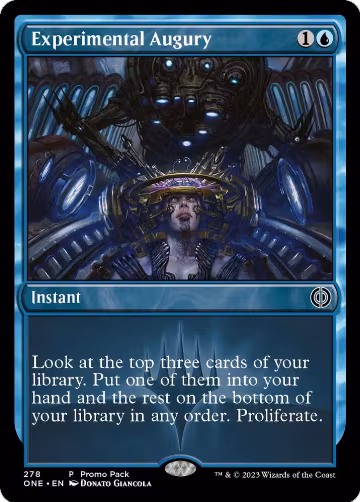 Experimental Augury (278), Promo Pack: Phyrexia: All Will Be One — Magic card price