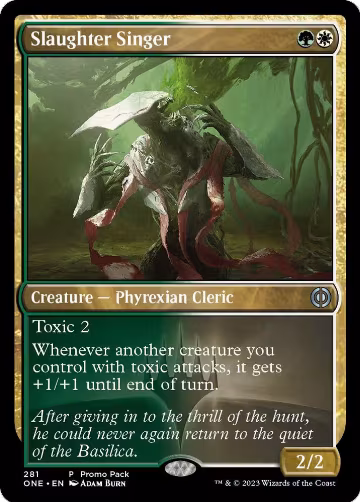 Slaughter Singer (281), Promo Pack: Phyrexia: All Will Be One — Magic card price