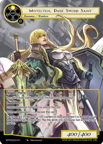 Misteltein, Dark Sword Saint (WPR2022-001), Promo Cards — Force of Will card price