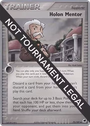 Holon Mentor - 2007 (Jun Hasebe) (75/101), World Championship Decks — Pokémon card price