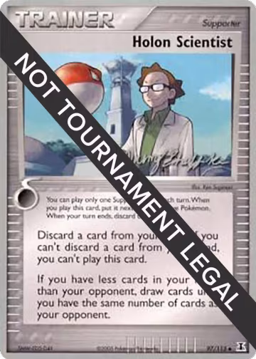 Holon Scientist - 2007 (Jeremy Scharff-Kim) (97/113), World Championship Decks — Pokémon card price