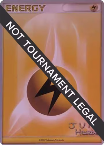 Lightning Energy - 2007 (Jun Hasebe), World Championship Decks — Pokémon card price