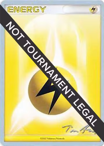 Lightning Energy - 2007 (Tom Roos), World Championship Decks — Pokémon card price