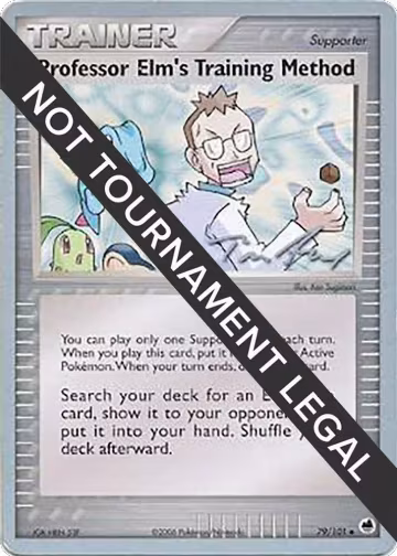 Professor Elm's Training Method - 2007 (Tom Roos) (79/101), World Championship Decks — Pokémon card price