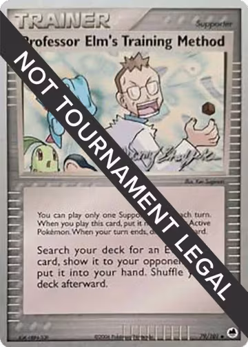 Professor Elm's Training Method - 2007 (Jeremy Scharff-Kim) (79/101), World Championship Decks — Pokémon card price