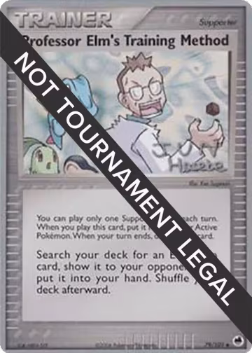 Professor Elm's Training Method - 2007 (Jun Hasebe) (79/101), World Championship Decks — Pokémon card price