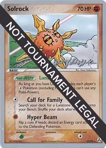 Solrock (25) - 2007 (Jeremy Scharff-Kim) (25/92), World Championship Decks — Pokémon card price
