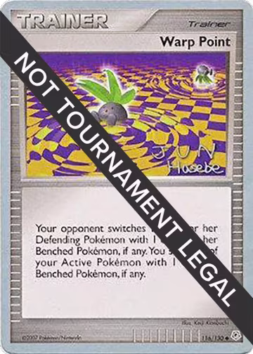 Warp Point - 2007 (Jun Hasebe) (116/130), World Championship Decks — Pokémon card price