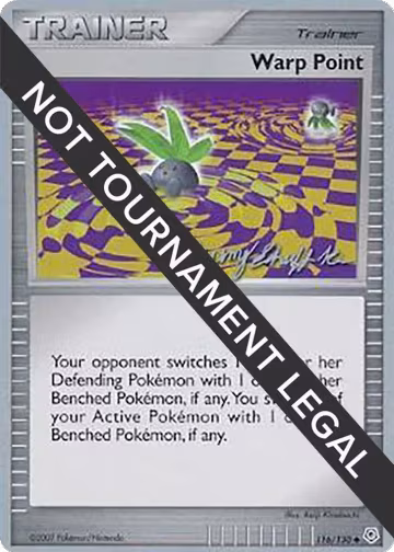 Warp Point - 2007 (Jeremy Scharff-Kim) (116/130), World Championship Decks — Pokémon card price