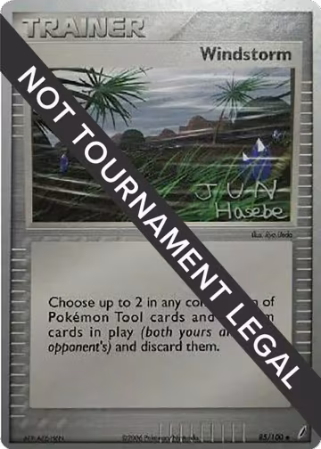 Windstorm - 2007 (Jun Hasebe) (85/100), World Championship Decks — Pokémon card price