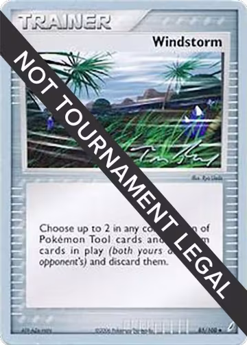 Windstorm - 2007 (Tom Roos) (85/100), World Championship Decks — Pokémon card price