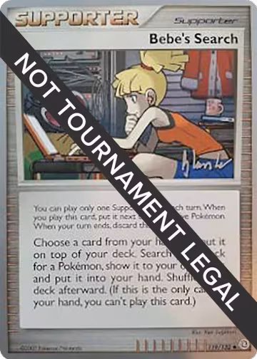Bebe's Search - 2008 (Dylan Lefavour) (119/132), World Championship Decks — Pokémon card price