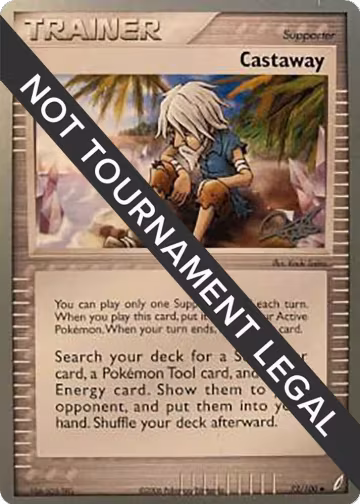 Castaway - 2008 (Paul Atanassov) (72/100), World Championship Decks — Pokémon card price