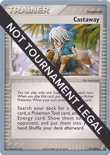 Castaway - 2008 (Tristan Robinson) (72/100), World Championship Decks — Pokémon card price