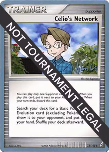 Celio's Network - 2008 (Dylan Lefavour) (73/100), World Championship Decks — Pokémon card price