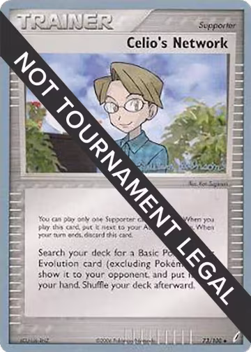 Celio's Network - 2008 (Tristan Robinson) (73/100), World Championship Decks — Pokémon card price