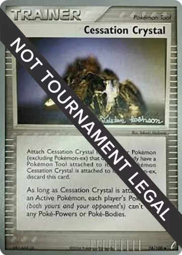Cessation Crystal - 2008 (Tristan Robinson) (74/100), World Championship Decks — Pokémon card price