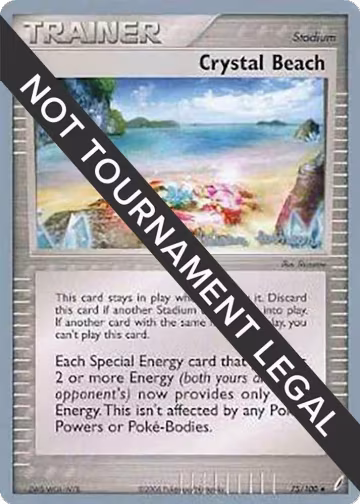 Crystal Beach - 2008 (Tristan Robinson) (75/100), World Championship Decks — Pokémon card price