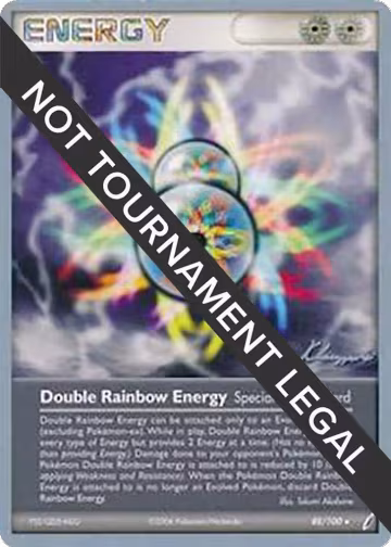 Double Rainbow Energy - 2008 (Jason Klaczynski) (88/100), World Championship Decks — Pokémon card price