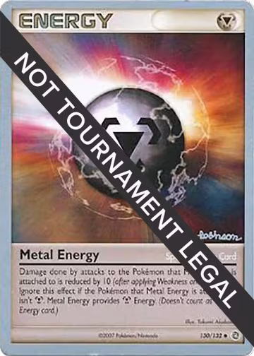 Metal Energy (130) - 2008 (Tristan Robinson) (130/132), World Championship Decks — Pokémon card price