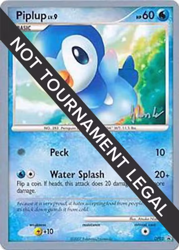 Piplup (DP03) - 2008 (Dylan Lefavour) (DP03), World Championship Decks — Pokémon card price