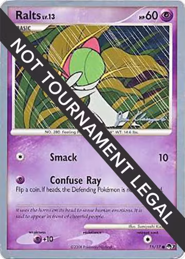 Ralts (15) - 2008 (Jason Klaczynski) (15/17), World Championship Decks — Pokémon card price