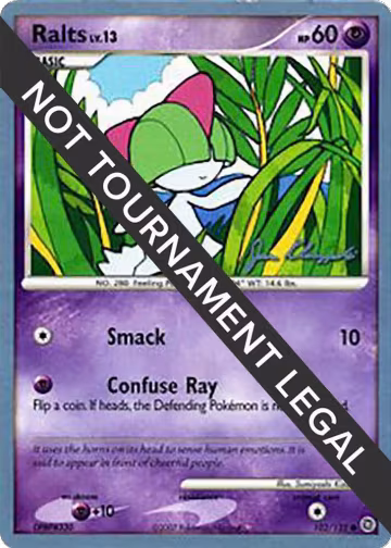Ralts (102) - 2008 (Jason Klaczynski) (102/132), World Championship Decks — Pokémon card price