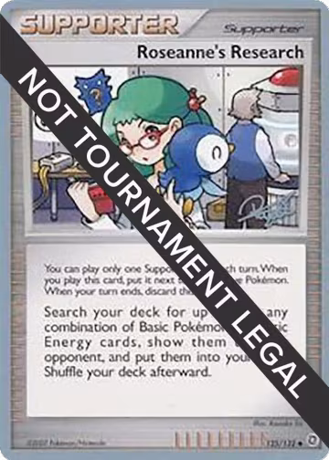 Roseanne's Research - 2008 (Paul Atanassov) (125/132), World Championship Decks — Pokémon card price