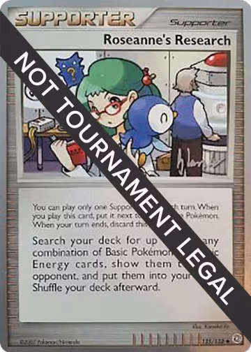 Roseanne's Research - 2008 (Dylan Lefavour) (125/132), World Championship Decks — Pokémon card price