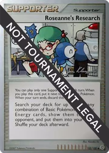 Roseanne's Research - 2008 (Jason Klaczynski) (125/132), World Championship Decks — Pokémon card price