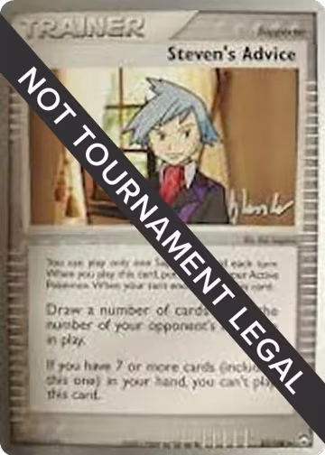 Steven's Advice - 2008 (Dylan Lefavour) (83/108), World Championship Decks — Pokémon card price