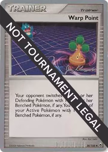Warp Point - 2008 (Jason Klaczynski) (88/100), World Championship Decks — Pokémon card price