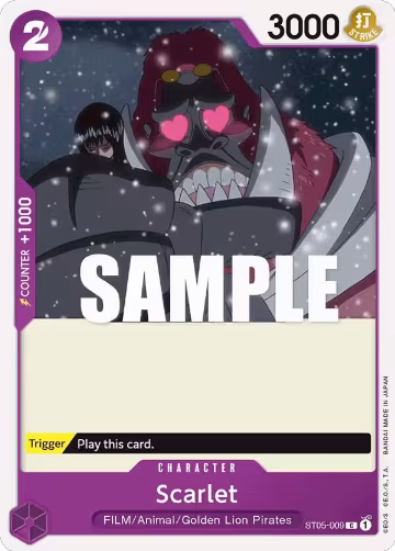 Scarlet (ST05-009), ST-05: Starter Deck 5 Film Edition — One Piece card price
