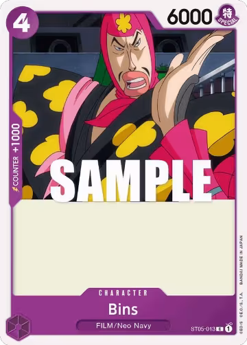 Bins (ST05-013), ST-05: Starter Deck 5 Film Edition — One Piece card price
