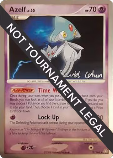 Azelf - 2009 (David Cohen) (19/146), World Championship Decks — Pokémon card price
